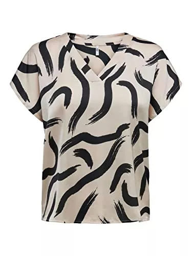 JdY Ärmellose Blusen Jacqueline de Yong Female Top Normal geschnitten V-Ausschnitt Tief angesetzte Schulter Top