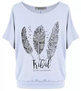 Van Der Rich T-Shirts Van Der Rich ® - Oversize T-Shirt mit Fledermausärme - Damen