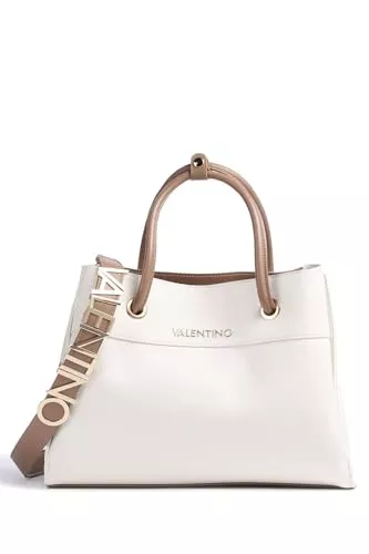 Valentino Taschen & Rucksäcke Valentino Damen Alexia Tasche, Bianco/Cuoio