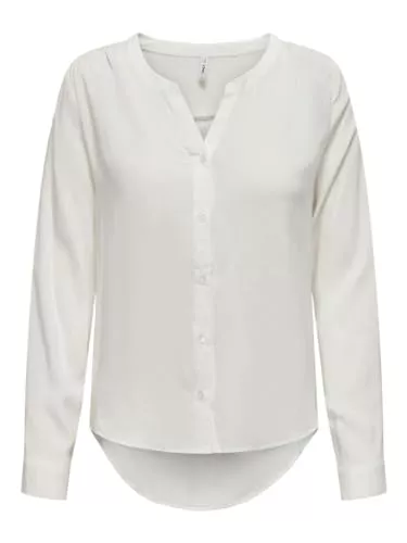 ONLY Langarmblusen ONLY Damen Langarm-Bluse ONLGusta Life Damenshirt mit Knopfleiste