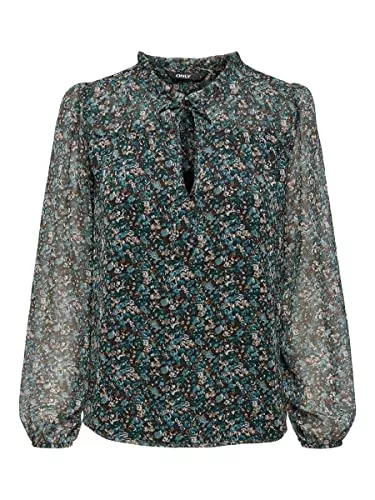 ONLY Langarmblusen ONLY Female Top Gemustertes Bluse