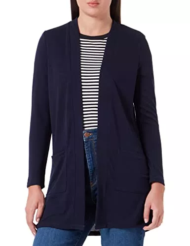 TOM TAILOR Strickjacken TOM TAILOR Damen Long Fit Cardigan mit Taschen