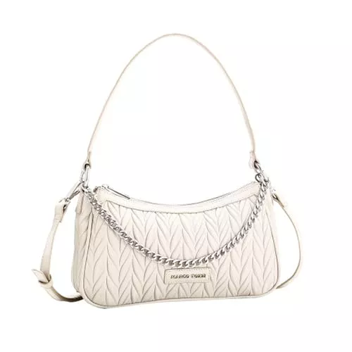 MARCO TOZZI Taschen & Rucksäcke MARCO TOZZI Damen Schultertasche Umhängetasche Zipper Zierkette 2-61017-42