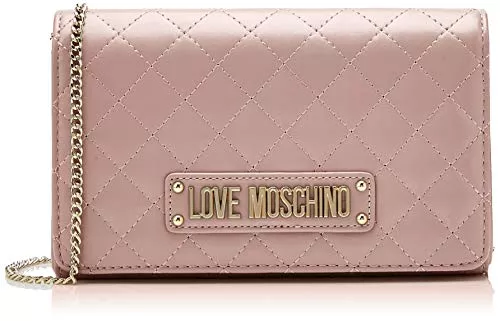 Love Moschino Taschen & Rucksäcke Love Moschino Damen Quilted Nappa Pu Clutch für den Tag