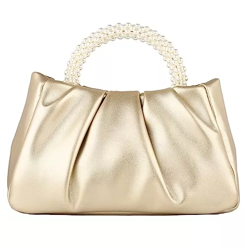 Ingrenlife Taschen & Rucksäcke Ingrenlife Glänzende Perlen-Geldbörse für Damen, weiches Leder, Perlen-Clutch, Abendtaschen, Braut-Clutch, Geldbörsen für Hochzeit, Party, Abschlussball