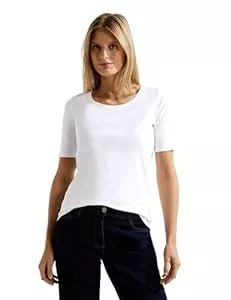 Cecil Langarmshirts Cecil Damen Style Lena Basic T-Shirt Baumwolle