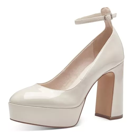 Tamaris High Heels Tamaris Damen Pumps mit Riemchen Vegan Stilettoabsatz