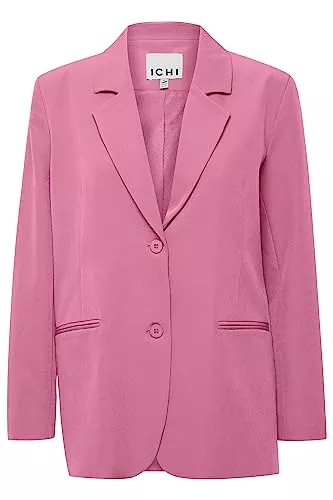 ICHI Blazer ICHI IHLEXI BL2 Damen Blazer Longblazer Jacke Longblazer mit Stretch und Knöpfen