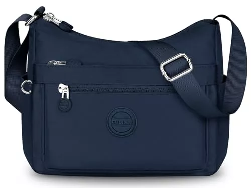 VOBUKE Taschen & Rucksäcke VOBUKE Umhängetasche Damen Mittelgroß Wasserdicht Nylon Crossbody Bag mit Vielen Fächern Leichte Schultertasche Verstellbarer Breitem Freizeit Kleine Messenger Bag für Einkaufen, Reisen