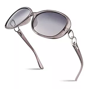 Sunier Sonnenbrillen & Zubehör Sunier Sonnenbrille Damen Polarisiert Groß Übergroße Elegant Klassische Vintage Oversize Sonnenbrille Frauen mit 100% UV400 Schutz