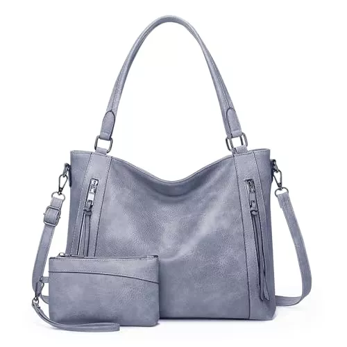 VINBAGGE Taschen & Rucksäcke VINBAGGE Damen Handtasche Leder Henkeltasche Top Griff Tasche Vintage Weiches Umhängetasche Schultertasche für Frauen