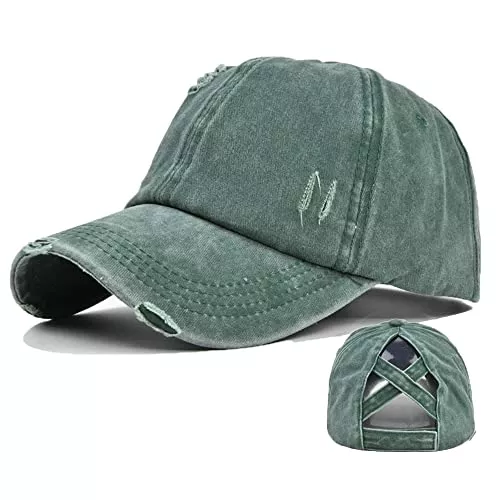 YAMEE Hüte & Mützen YAMEE Damen Baseballkappe Pferdeschwanz,Basecap Damen Sonnenhut Sonnenschutz,Baseballmütze Damen Vintage Sport Outdoor Cap