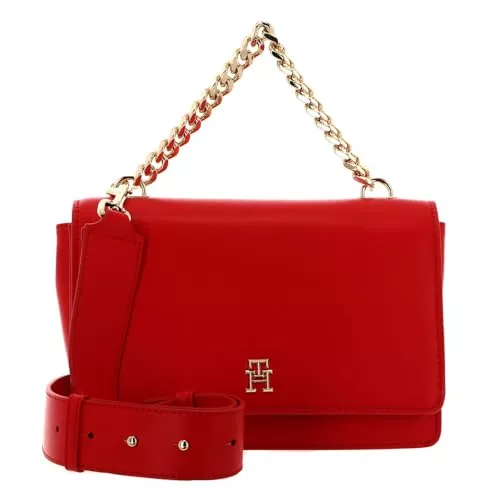 Tommy Hilfiger Taschen & Rucksäcke Tommy Hilfiger TH Refined Shoulder Bag M Fierce Red