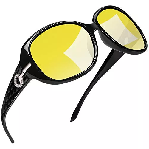 Joopin Sonnenbrillen & Zubehör Joopin Sonnenbrille Damen Polarisiert und Damen Sonnenbrille Elegant Übergroße UV400 Schutz Klassisch Vintage Brille mit Oversize Großer Rahmen