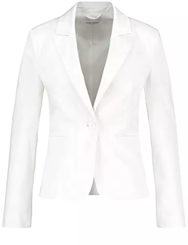 Gerry Weber Blazer Gerry Weber Damen Klassischer Blazer mit Revers Langarm, Manschetten unifarben