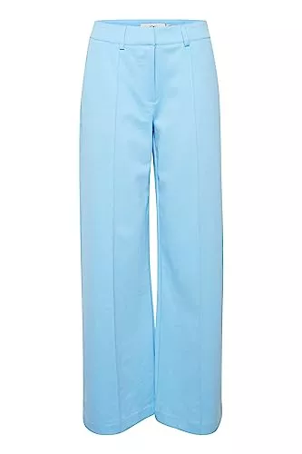 ICHI Hosen ICHI IHKATE SUS Office Wide PA Damen Hose Stoffhose mit Stretch gerader Schnitt