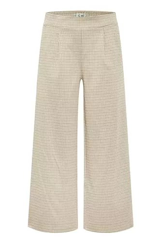ICHI Hosen ICHI IHKATE Cameleon Cropped Wide PA Damen Stoffhose Hose 70% Polyester, 28% Viskose, 2% Elasthan Straight fit