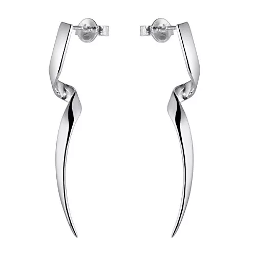 MATERIA by Matthias Wagner Sonnenbrillen & Zubehör MATERIA by Matthias Wagner Spirale Ohrringe Silber 925 - Lange Ohrstecker Damen echt SO-3