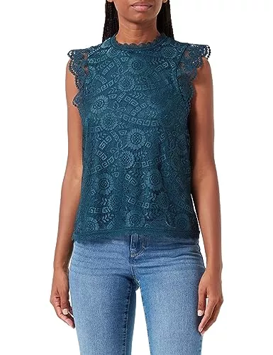 PIECES Tops PIECES Female Oberteil ohne Ärmel PCOLLINE Spitze