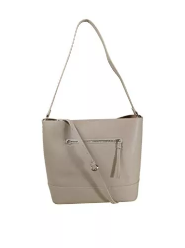 ESPRIT Taschen & Rucksäcke ESPRIT Damen Handtasche Tasche Henkeltasche Kerry Hobo Grau 108EA1O005-260