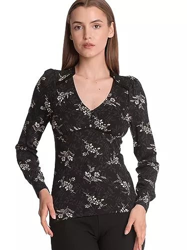 Vive Maria Langarmblusen Vive Maria Reverie Damen Langarmshirt schwarz Allover