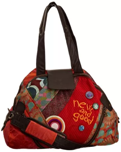 Desigual Taschen & Rucksäcke Desigual Gran Pa Rojo 21X5107, Damen Schultertaschen 40x28x18 cm (B x H x T)