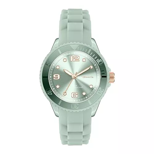 Tamaris Uhren Tamaris Damen Analog Quarz Uhr mit Silikon Armband