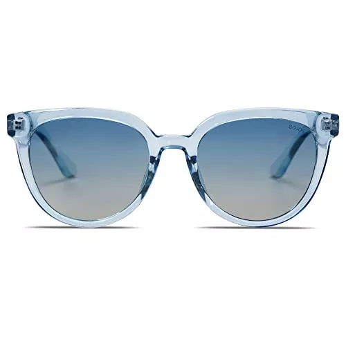 SOJOS Sonnenbrillen & Zubehör SOJOS Runde Polarisierte Sonnenbrille Damen Herren Klassische Retro Stil UV400 SJ2175