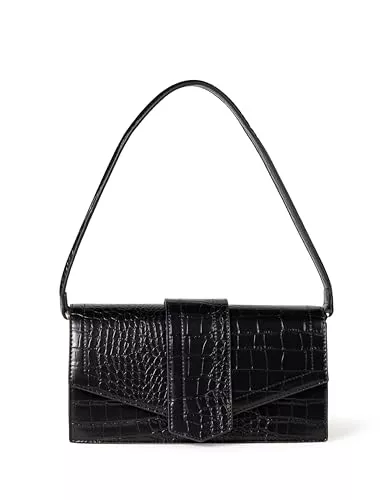 The Drop Taschen & Rucksäcke The Drop Damen Safiya Schultertasche mit Überschlag Umhängetasche