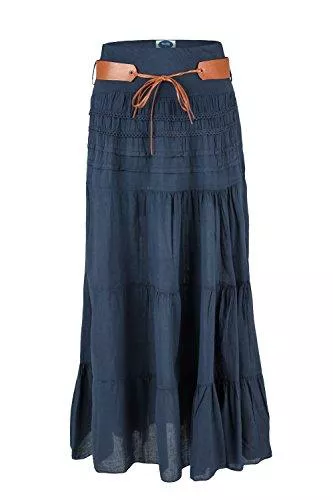 4tuality Röcke 4tuality® Amber Boho Retro Maxirock Gr. S - 5XL