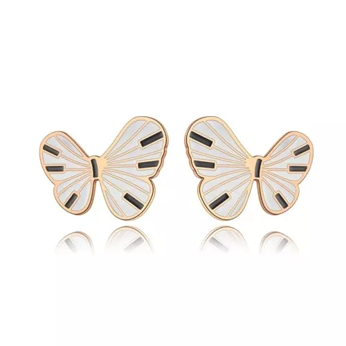 bicup Schmuck Ohrringe Ohrstecker Damen Schmuck Earrings Schmetterling Tier Ohrringe Party Für Frauen