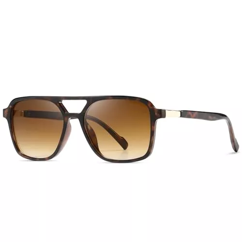 kimorn Sonnenbrillen & Zubehör kimorn Retro Sonnenbrille für Damen Herren Trendy Retro Sonnenbrille Rechteck Rahmen Schatten K1649