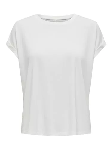 ONLY T-Shirts ONLY Damen T-Shirt ONLFREE Life S/S O-Neck MODAL TOP JRS