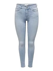ONLY Jeans ONLY Female Skinny Jeans Skinny Fit Mid Rise Jeans