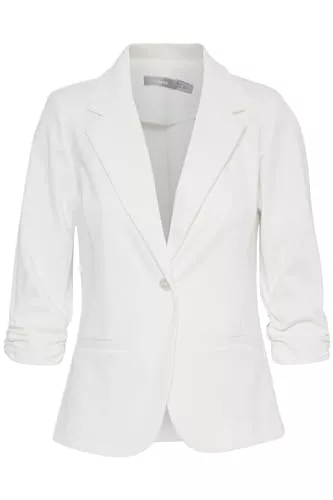fransa Blazer fransa FRZablazer Damen Blazer Kurzblazer Jacke mit Stretch Geraffte Ärmel mit Taschen