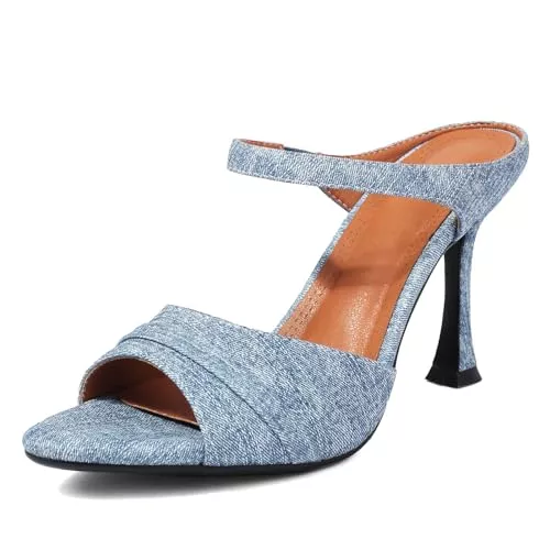 Roimaash Sandalen & Slides Roimaash Modische Damen-Sandalen mit Stiletto-Absätzen, spitzer Zehenbereich