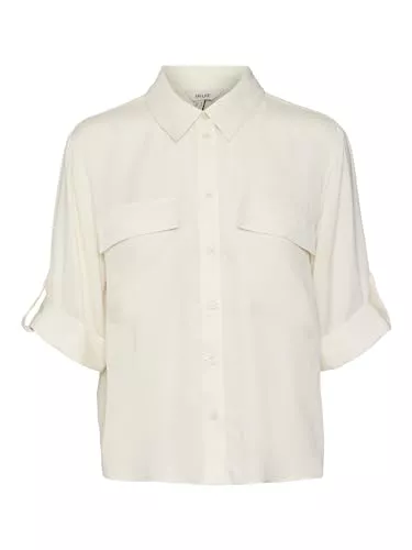 VERO MODA Kurzarmblusen VERO MODA Female Hemd VMFABIANA Hemd