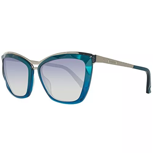 Swarovski Sonnenbrillen & Zubehör Swarovski Damen SK0116-5687W Sonnenbrille, Türkis (Shiny Turquoise), 56