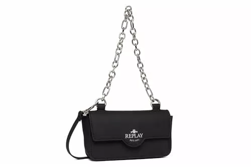 Replay Taschen & Rucksäcke Replay Damen Schultertasche mit Ketten-Detail