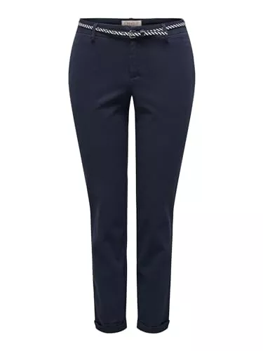 ONLY Hosen ONLY Female Chino Hose Slim Fit Mittlere Taille Chino Hose