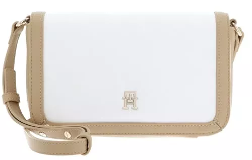 Tommy Hilfiger Taschen & Rucksäcke Tommy Hilfiger TH Essential Flap Crossover CB S White