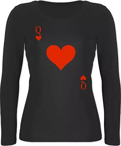 Shirtracer Langarmshirts Shirtracer - Langarmshirt Damen - Karneval & Fasching - Köln Wappen Herz