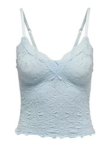 ONLY Tops ONLY Damen Top ONLSILVA Seamless LACE TOP