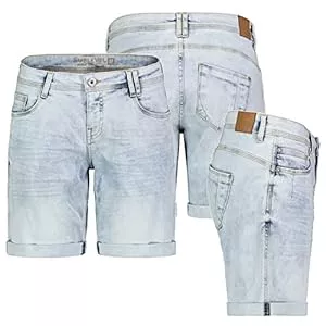 Sublevel Shorts Sublevel Damen Jeans Shorts Bermuda Kurze Hose Shorts Short Denim Stretch Denim