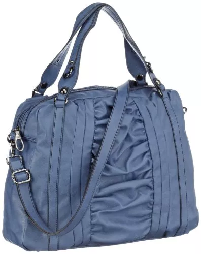 edc by Esprit Taschen & Rucksäcke edc by Esprit F48013 Faro, Damen Shopper, Blau (dark blue 404), 34X40X12