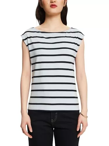 ESPRIT T-Shirts ESPRIT Ärmelloses T-Shirt mit Streifen