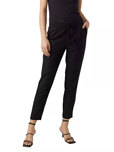 VERO MODA Hosen VERO MODA Damen Legere Leinen Stoffhose Casual Schlupfhose Lockere Ankle Pants