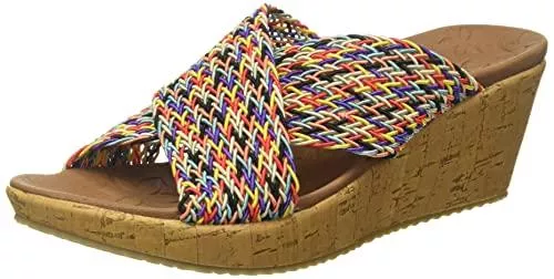 Skechers Sneaker & Sportschuhe Skechers Damen Beverlee - Vacation Mode Keilabsatz-Sandale