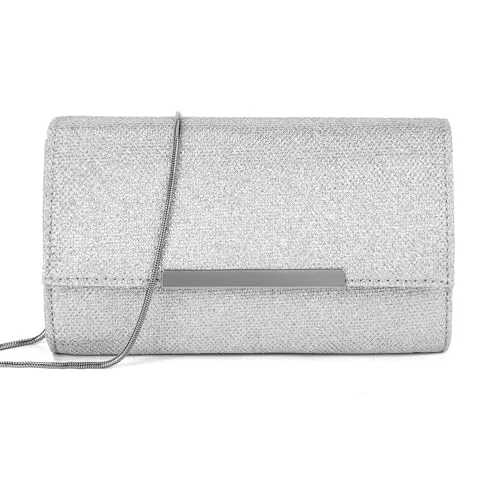 AFKOMST Taschen & Rucksäcke AFKOMST Clutch-Geldbörsen für Frauen, kleine Crossbody-Taschen und Sommer-Stroh-Strandhandtaschen mit Crossbody-Kettenriemen