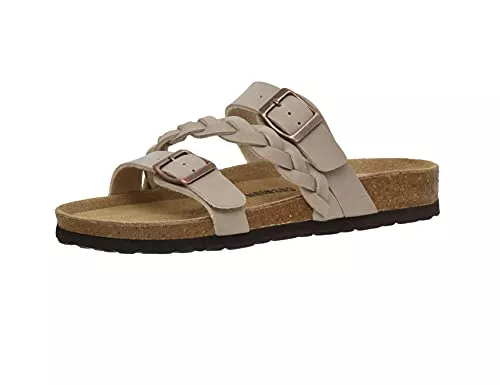 CUSHIONAIRE Sandalen & Slides Women's Cushionaire Lizzy Cork footbed Sandal with +Comfort and Wide Widths Available